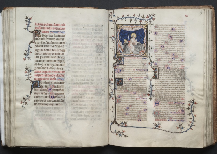 The Gotha Missal:  Fol. 68v, Text