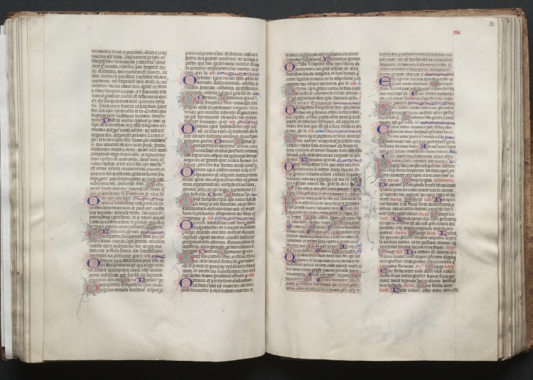 The Gotha Missal:  Fol. 53r, Text