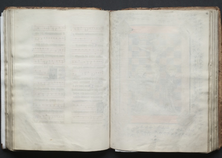 The Gotha Missal:  Fol. 63r, Text