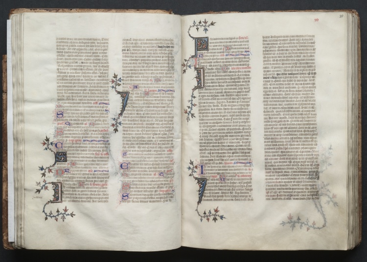 The Gotha Missal:  Fol. 34v, Text