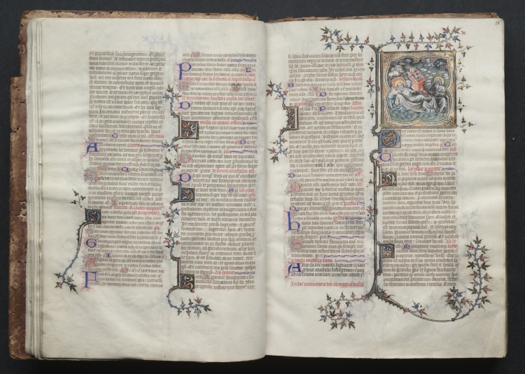 The Gotha Missal:  Fol. 16r, Nativity