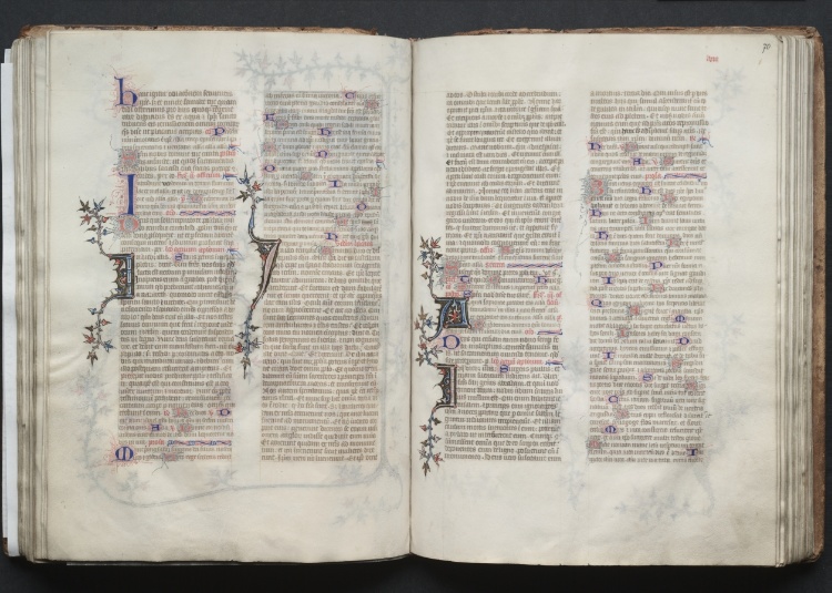 The Gotha Missal:  Fol. 69v, Text