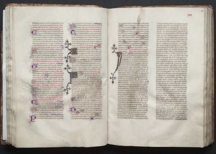 The Gotha Missal:  Fol. 43v, Text
