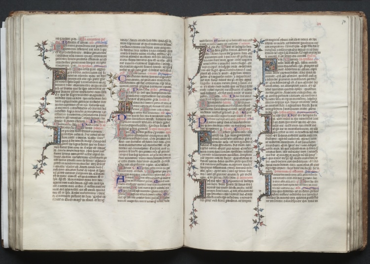 The Gotha Missal:  Fol. 74r, Text