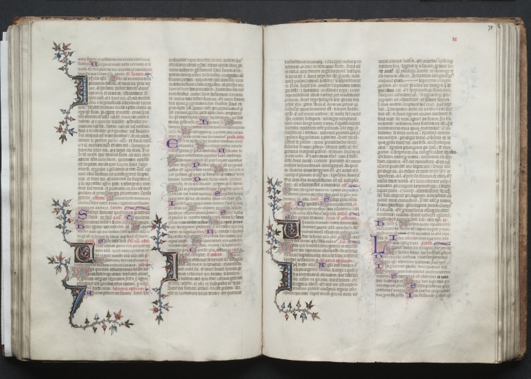 The Gotha Missal:  Fol. 70v, Text
