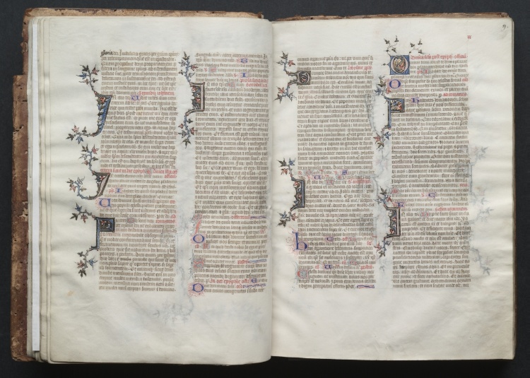 The Gotha Missal:  Fol. 18v, Text