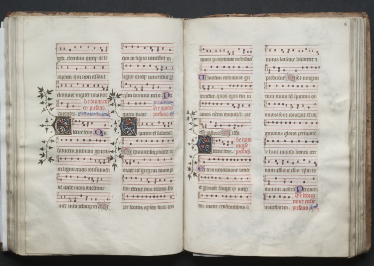 The Gotha Missal:  Fol. 60r, Text