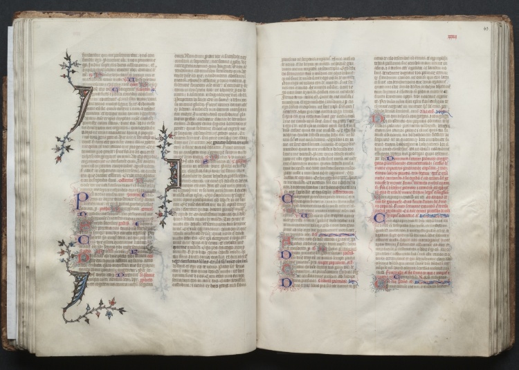 The Gotha Missal:  Fol. 42v, Text