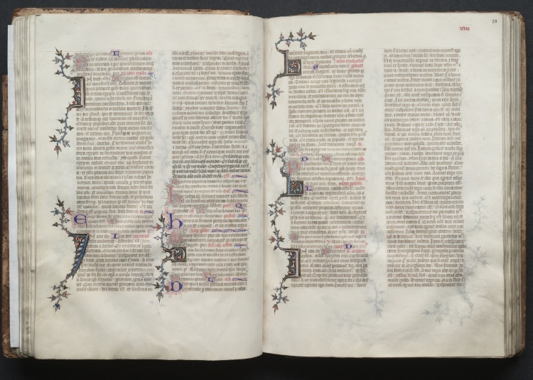 The Gotha Missal:  Fol. 38r, Text
