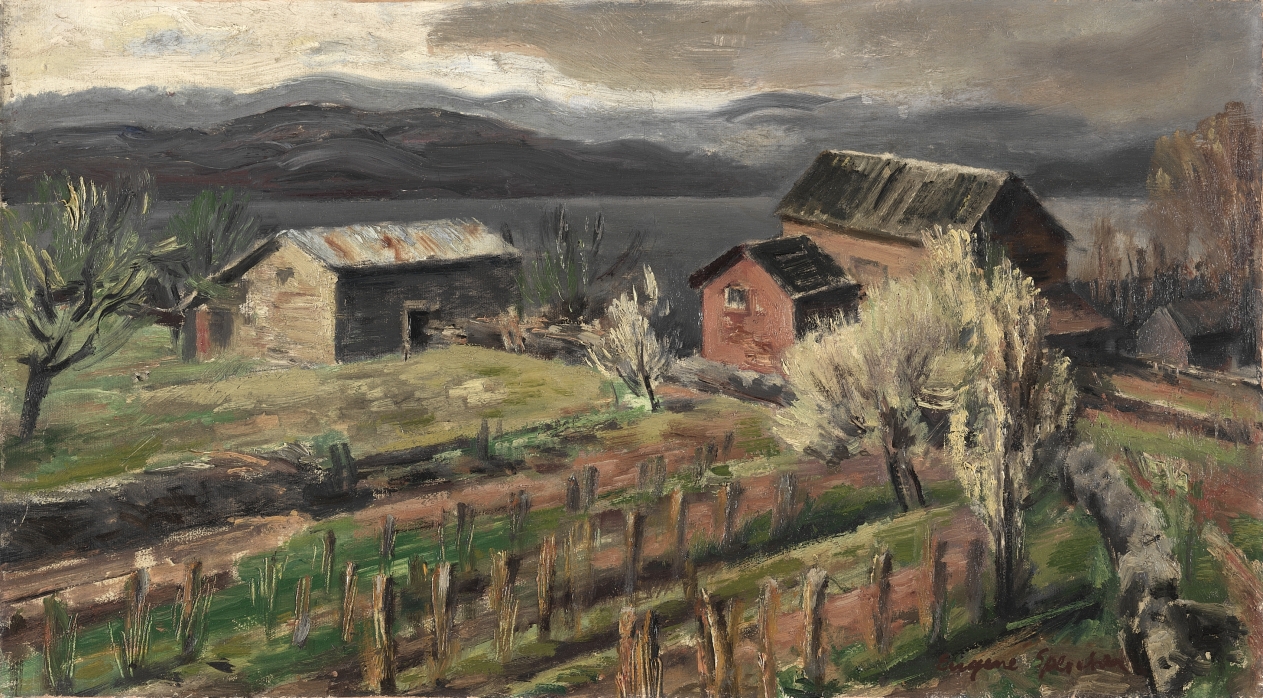 Hudson River Farm, Eugene Speicher, 1930s