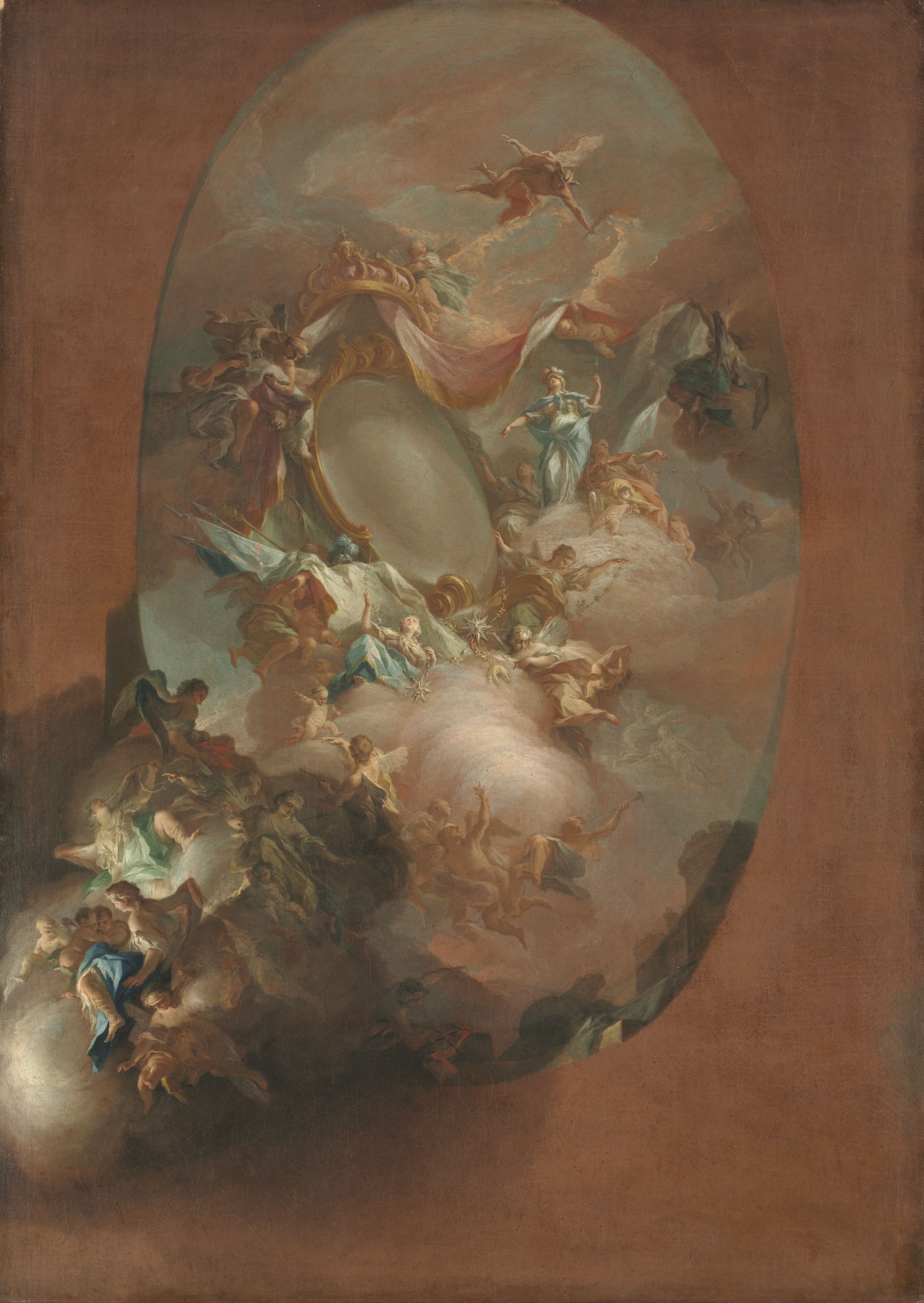Study for "The Apotheosis of Ferdinand IV and Maria Carolina, King and Queen of Naples" (for the Palazzo dei Regi Studi, Naples)
