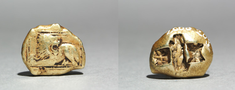 Stater: Lion (obverse); Incuse Punches (reverse)