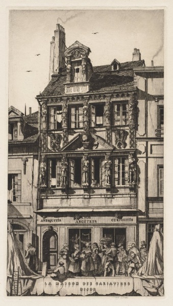La Maison des Cariatides, Dijon