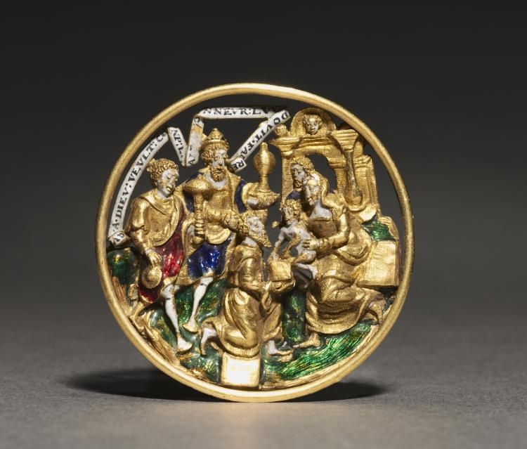 Hat Jewel Depicting the Adoration of the Magi