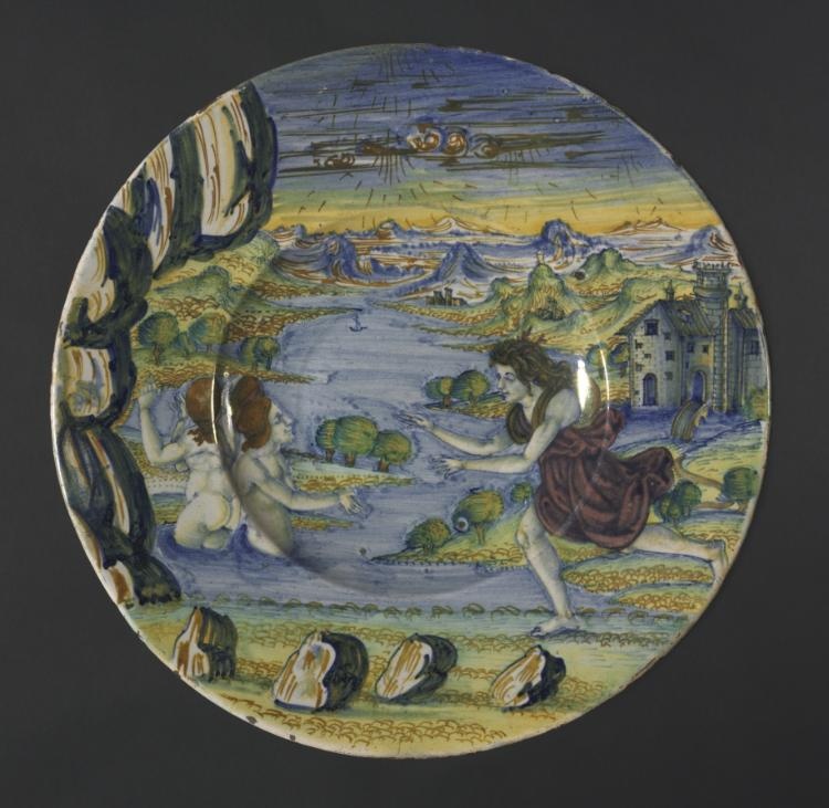 Plate: Diana and Acteon