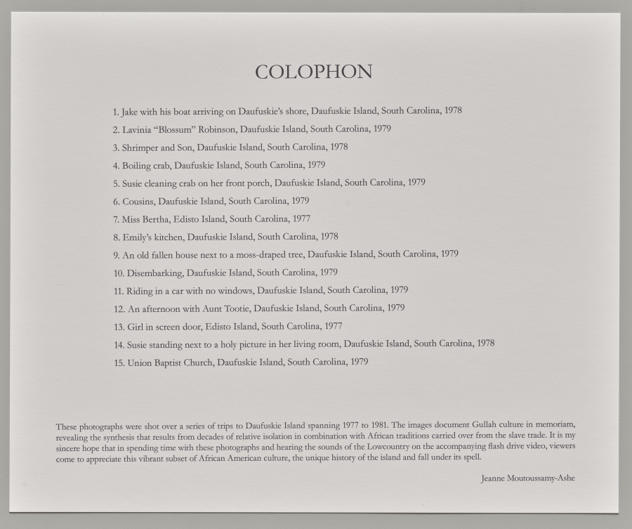 Colophon | Cleveland Museum of Art