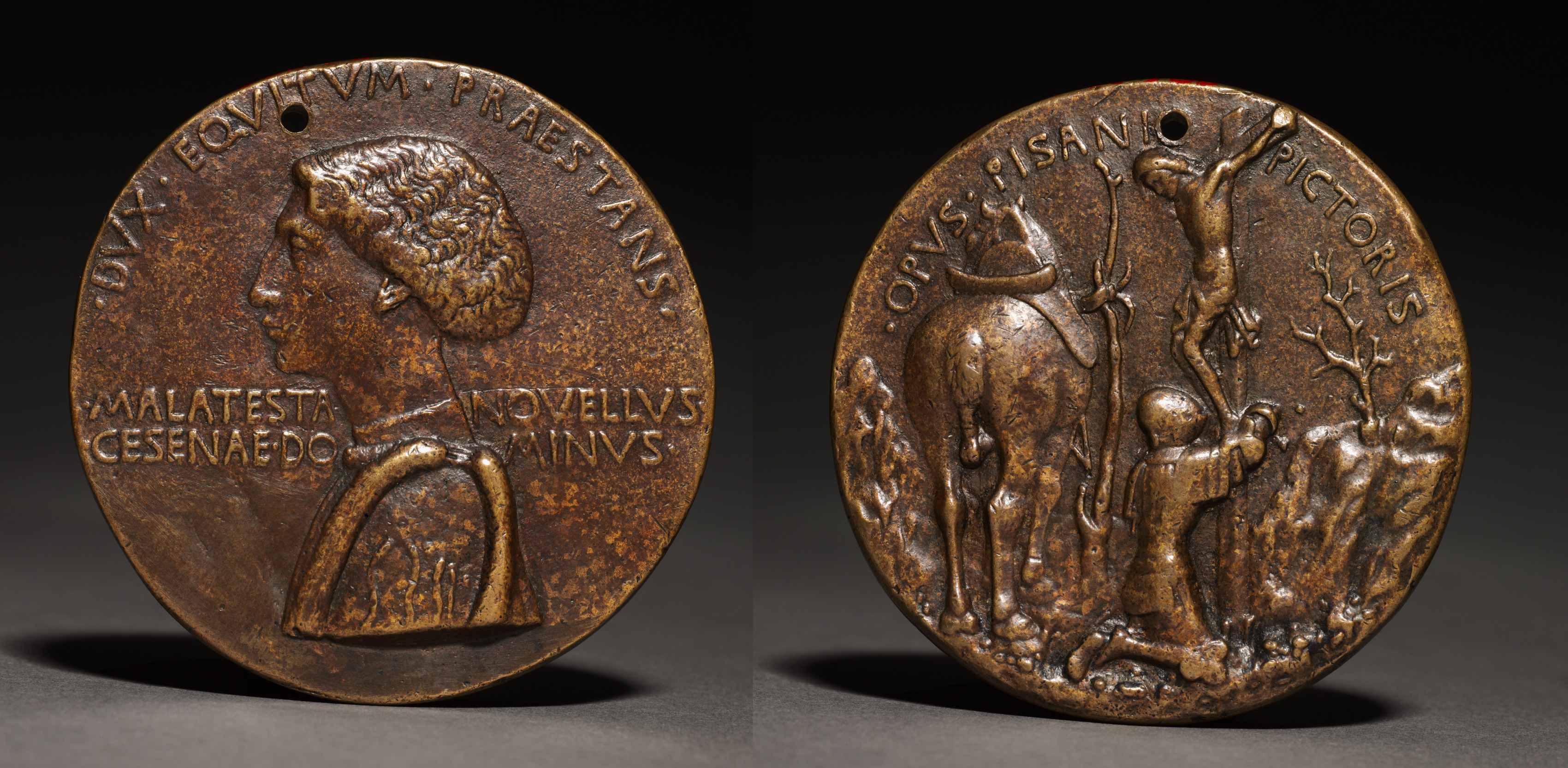 Portrait Medal of Domenico Novello Malatesta (obverse) Portrait Medal of Domenico Novello Malatesta (reverse)