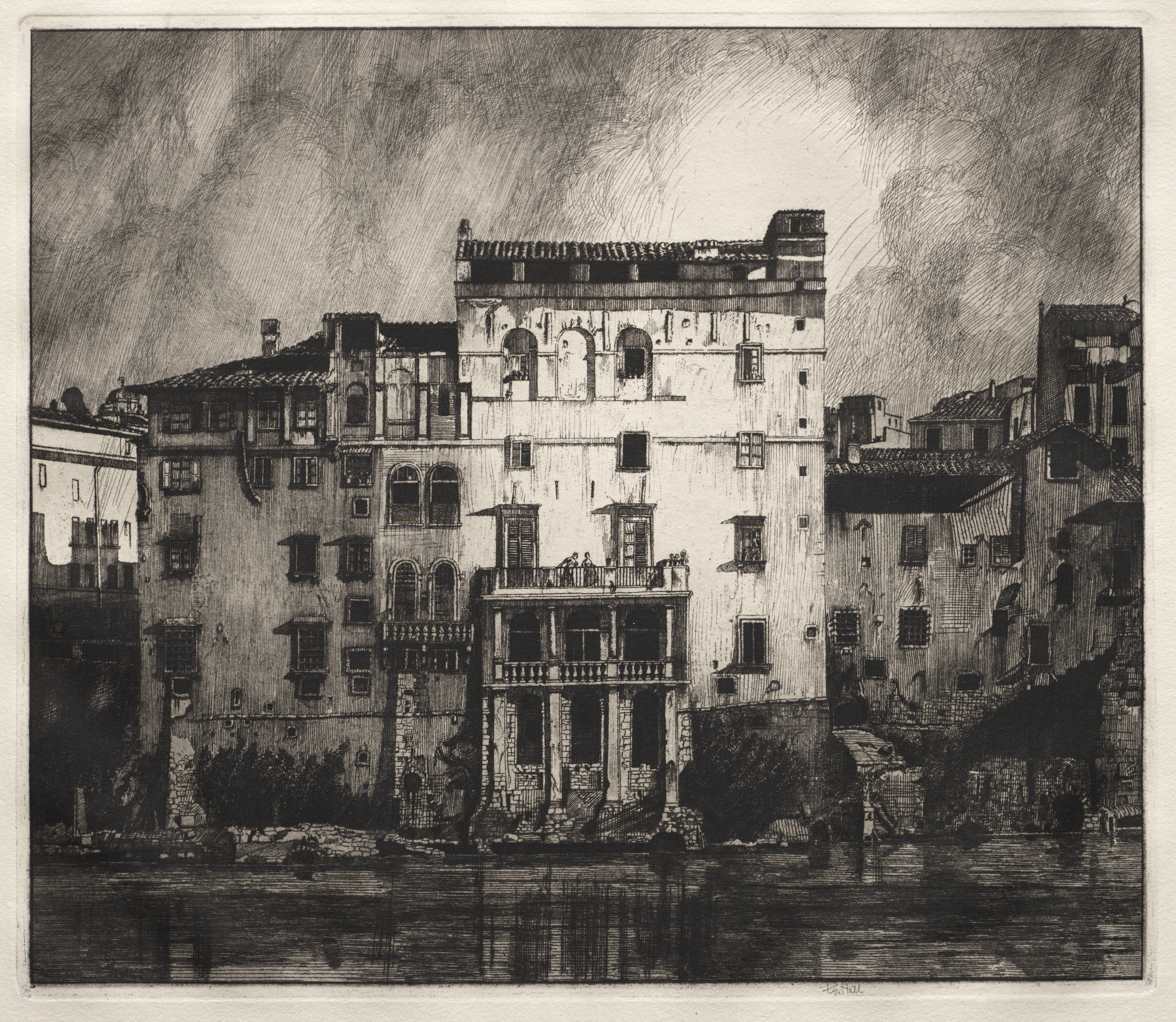 Old Houses on the Tiber