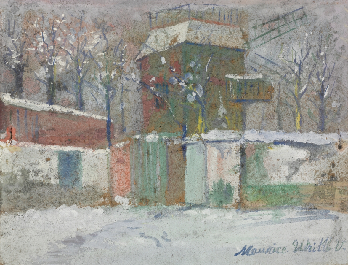 Le Moulin de la Galette, Maurice Utrillo, 1900s