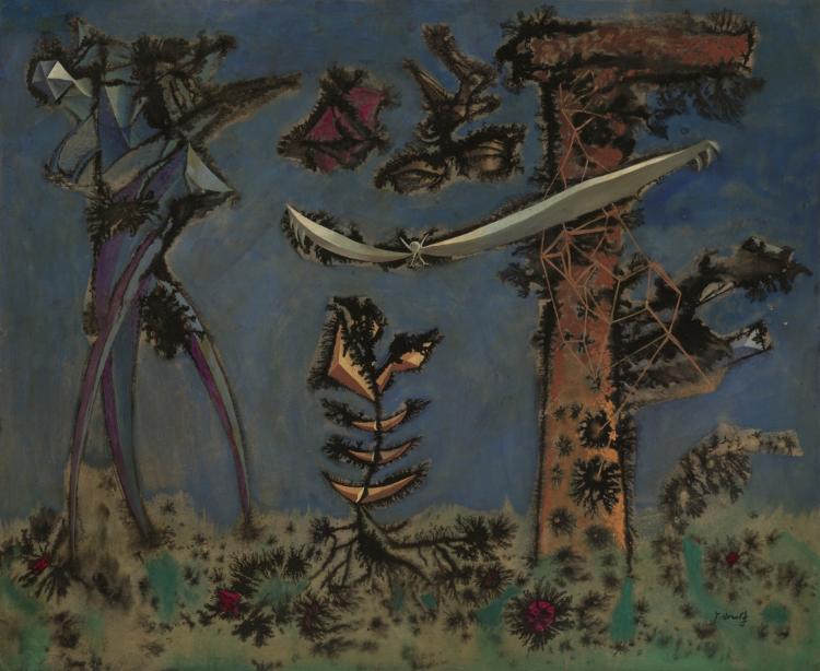 Crystallization of the Forest, Jacques Hérold, 1946