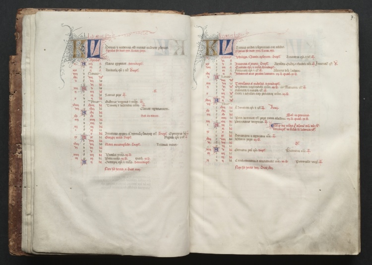 The Gotha Missal:  Fol. 7r, Text 