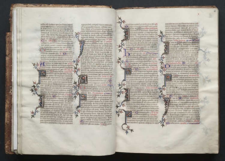 The Gotha Missal:  Fol. 19v, Text