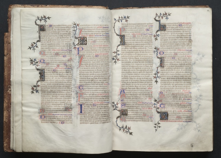The Gotha Missal:  Fol. 12v, Text