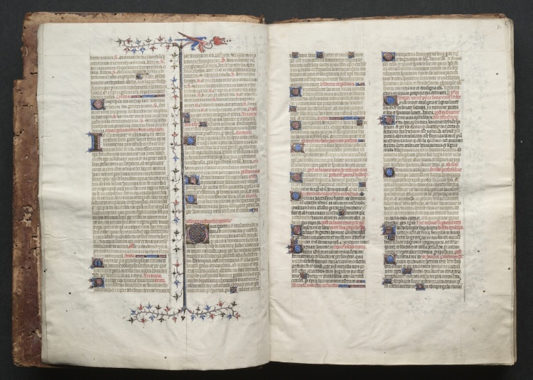The Gotha Missal:  Fol. 2v, Text 