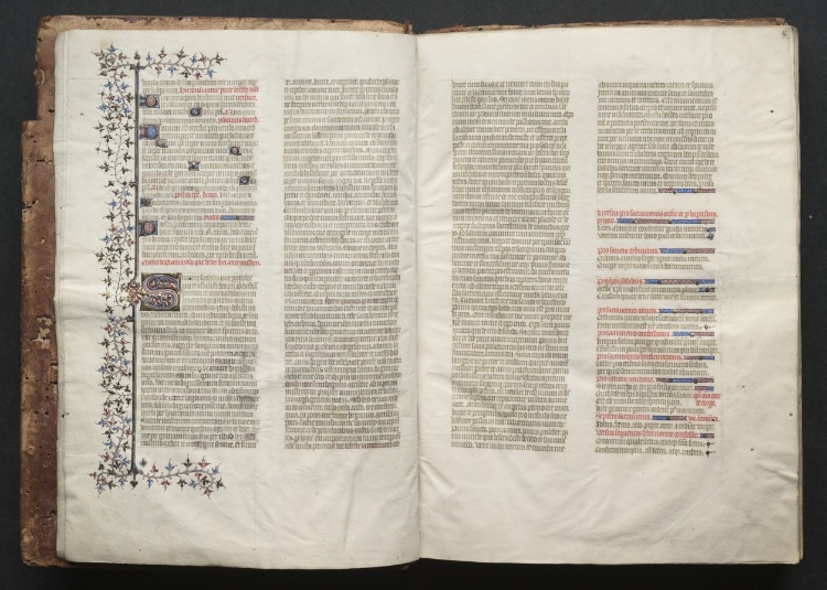 The Gotha Missal:  Fol. 3v, Text 