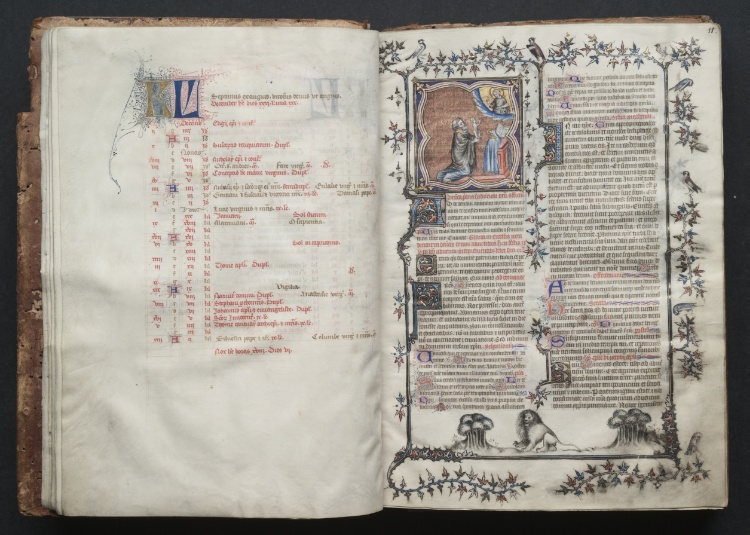 The Gotha Missal:  Fol. 10v, Text 