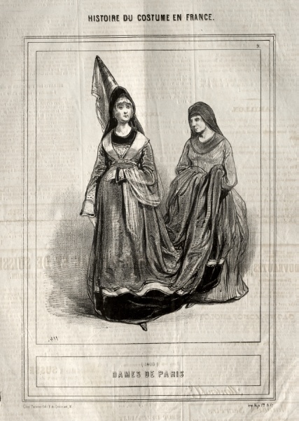 Histoire du Costume en France:  Dames de Paris