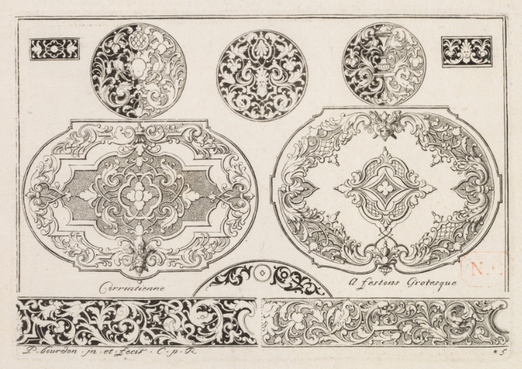 # 4 From " Livre sencond essais de gravjre " second book of Engraved designs