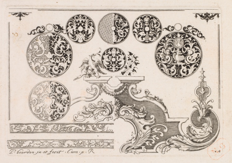 # 5 from " Livre second essais de gravjre " second book of Engraved Designs