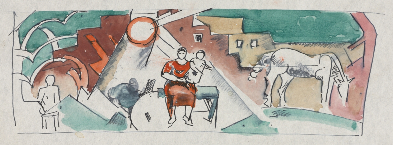 Sketch (17 of 150), William Sommer, c. 1920s–40s