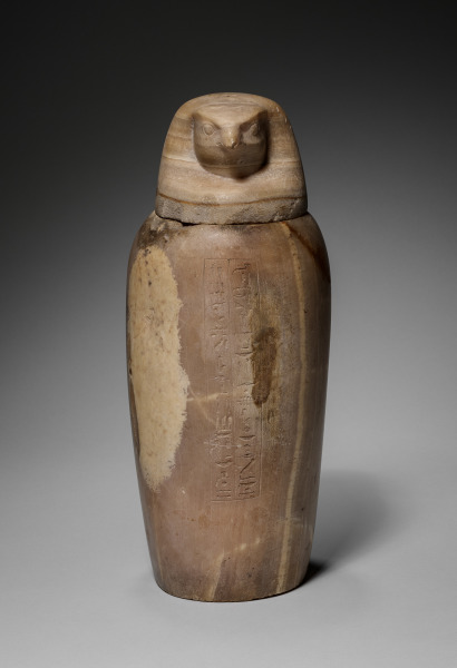 Canopic Jar with Falcon's Head