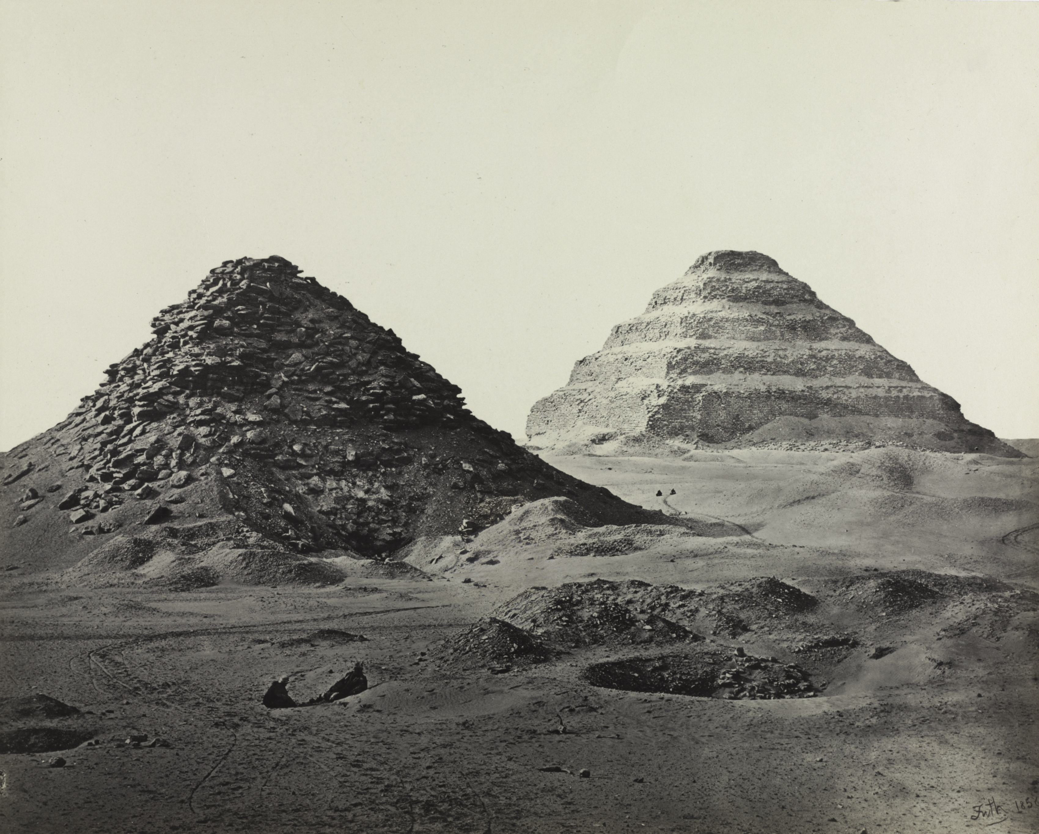 The Pyramids of Saqqara, from the Northeast
