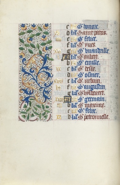 Book of Hours (Use of Rouen): fol. 5v