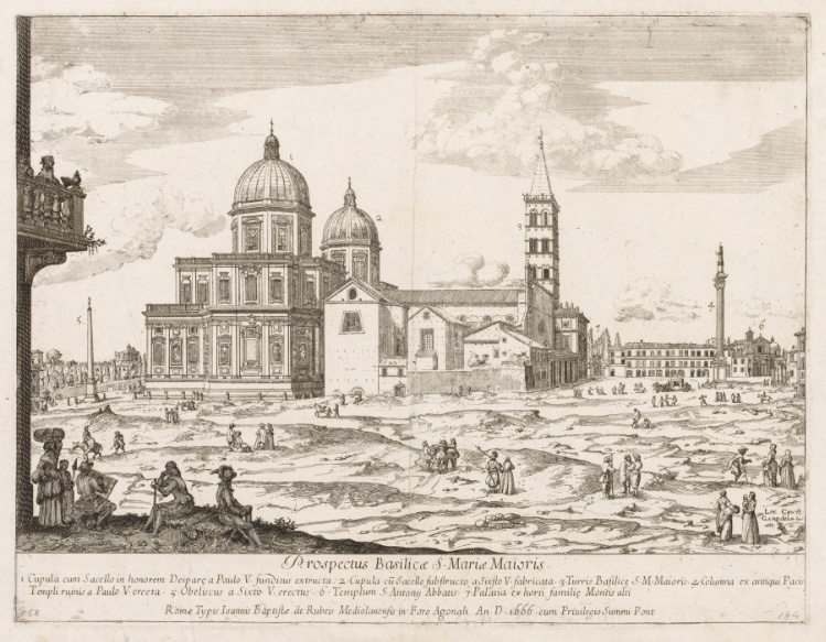 Santa Maria Maggiore from "Prospectus Locurum Urbis Romae Insign[ium]"