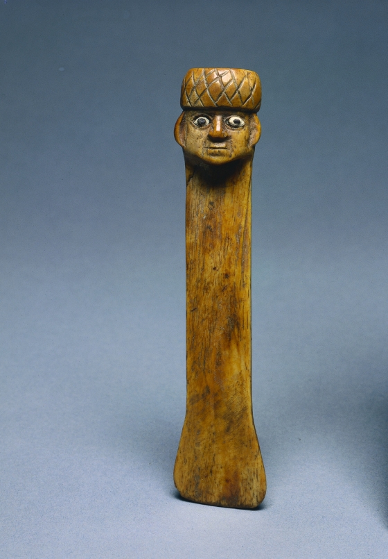 Spatula with Carved Head | Cleveland Museum of Art