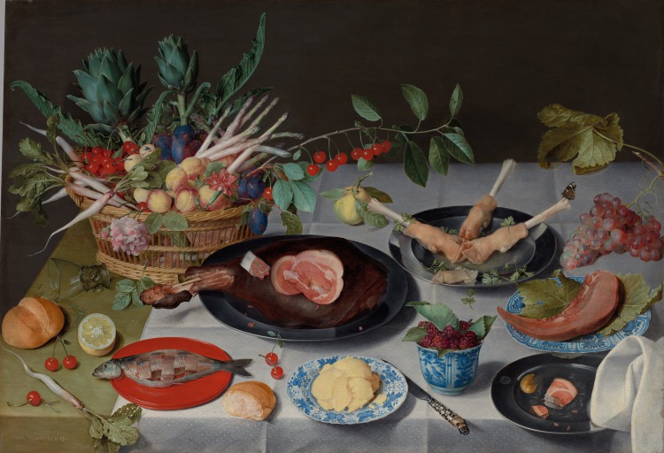 Still Life with Meat, Fish, Vegetables, and Fruit