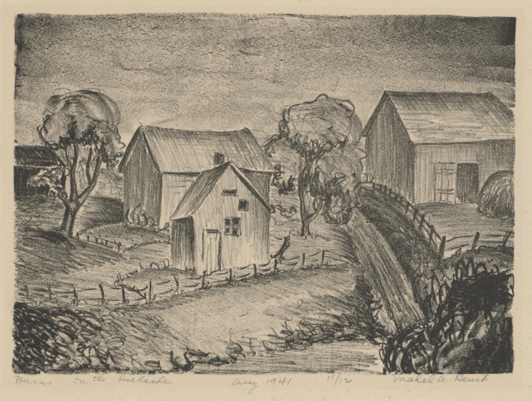 Barns on the Hillside