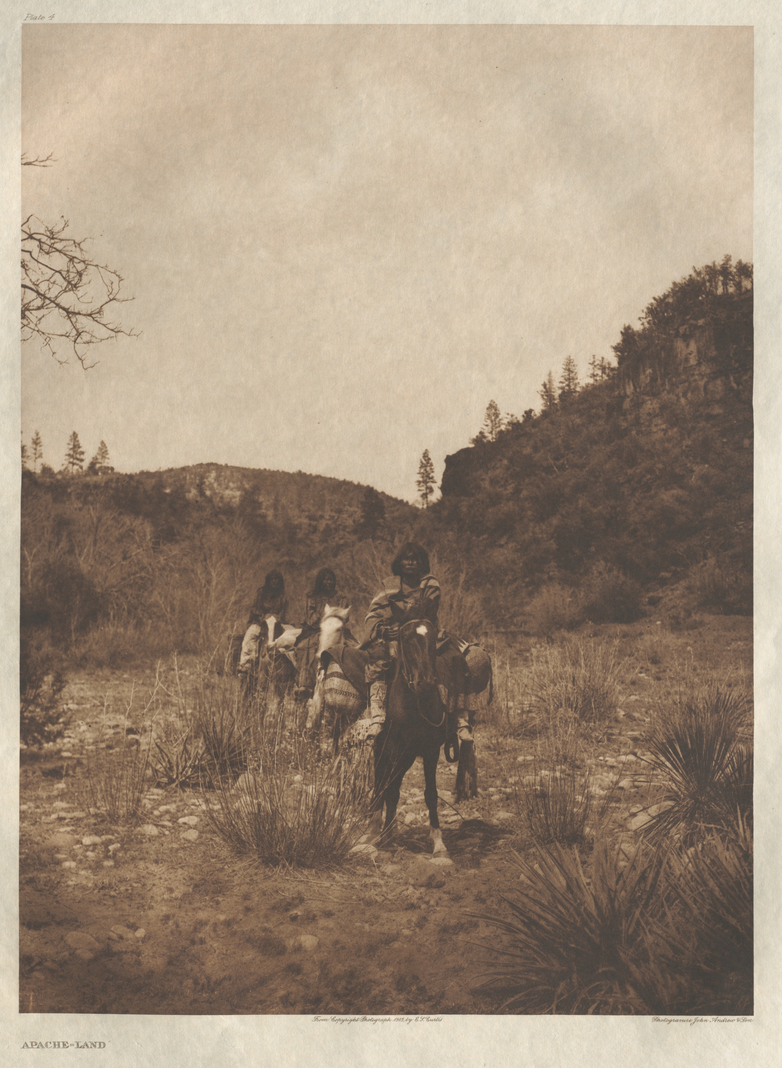 Portfolio I, Plate 4: Apache-Land