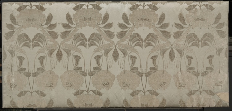 Silk with Art Nouveau Design