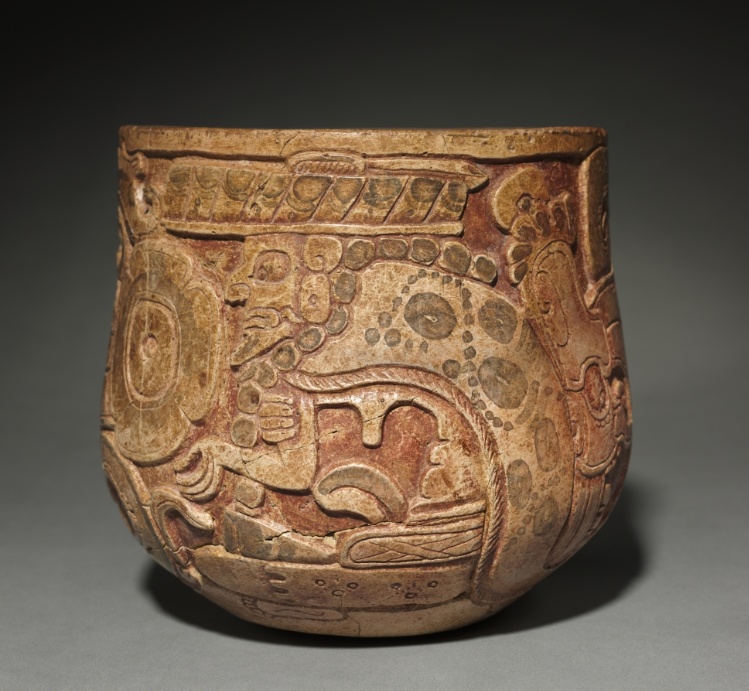 Carvel Vessel with an Underworld Diety (God L)