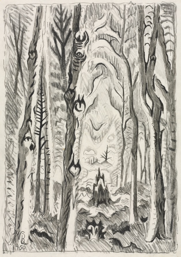 Flame of Spring, Charles Burchfield, 1950