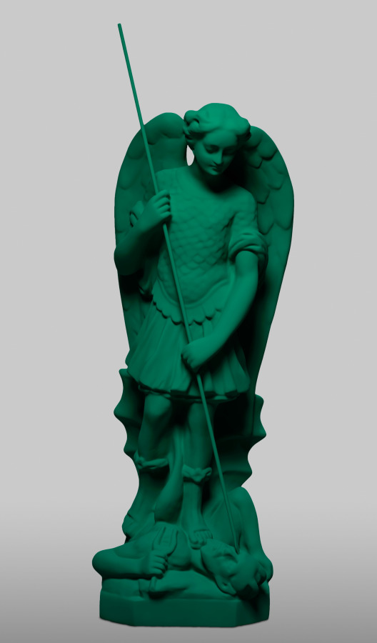 Heiligenfigur (St. Michael)
, Katharina Fritsch, 2008