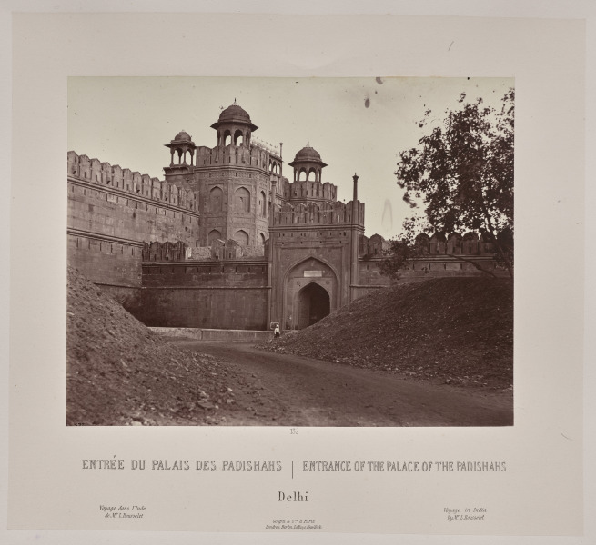 Entrance of the Palace of the Padishahs, Delhi