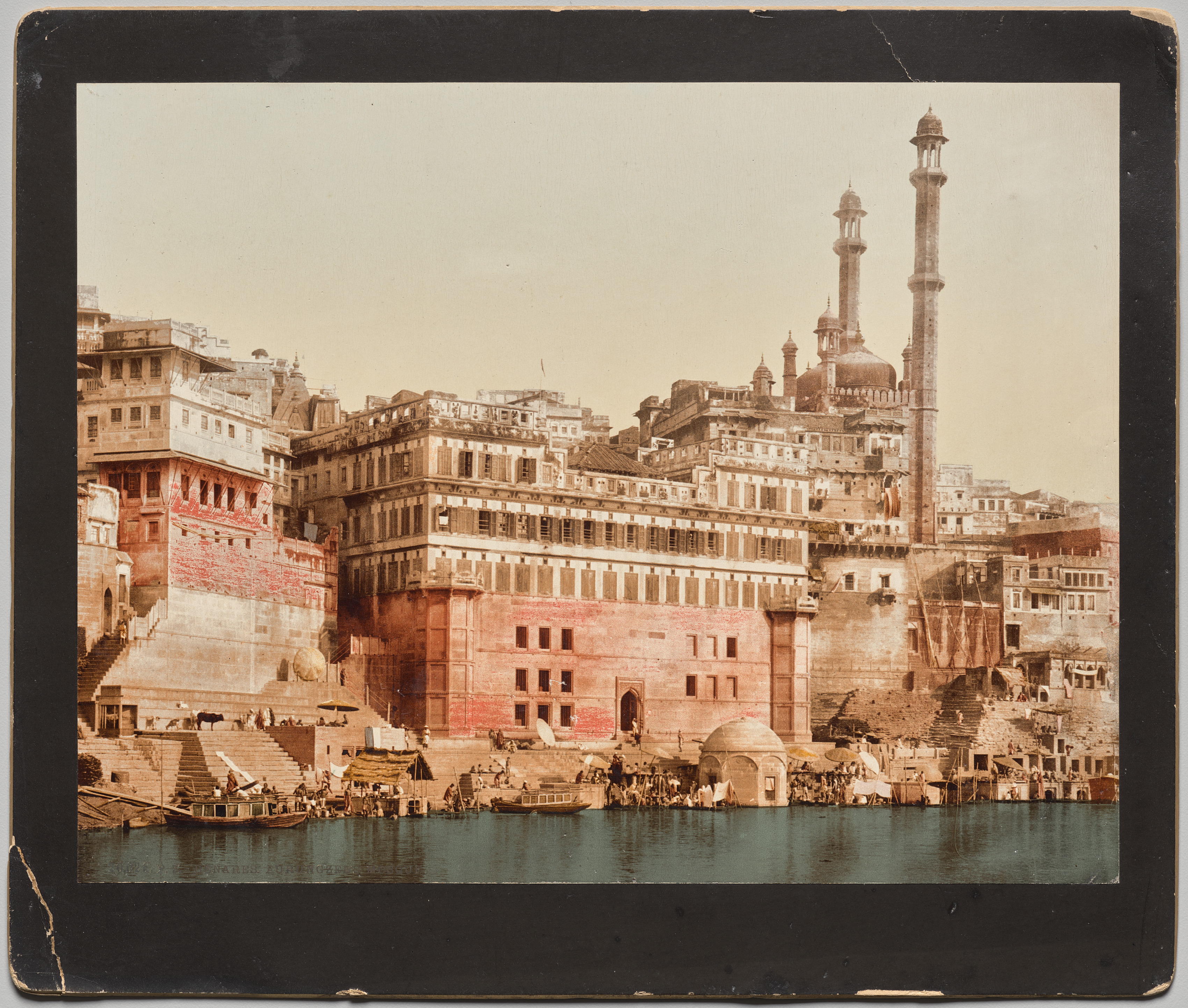 India. Benares. Aurangzeb's Mosque, after a photo by Dr. Kurt Boeck