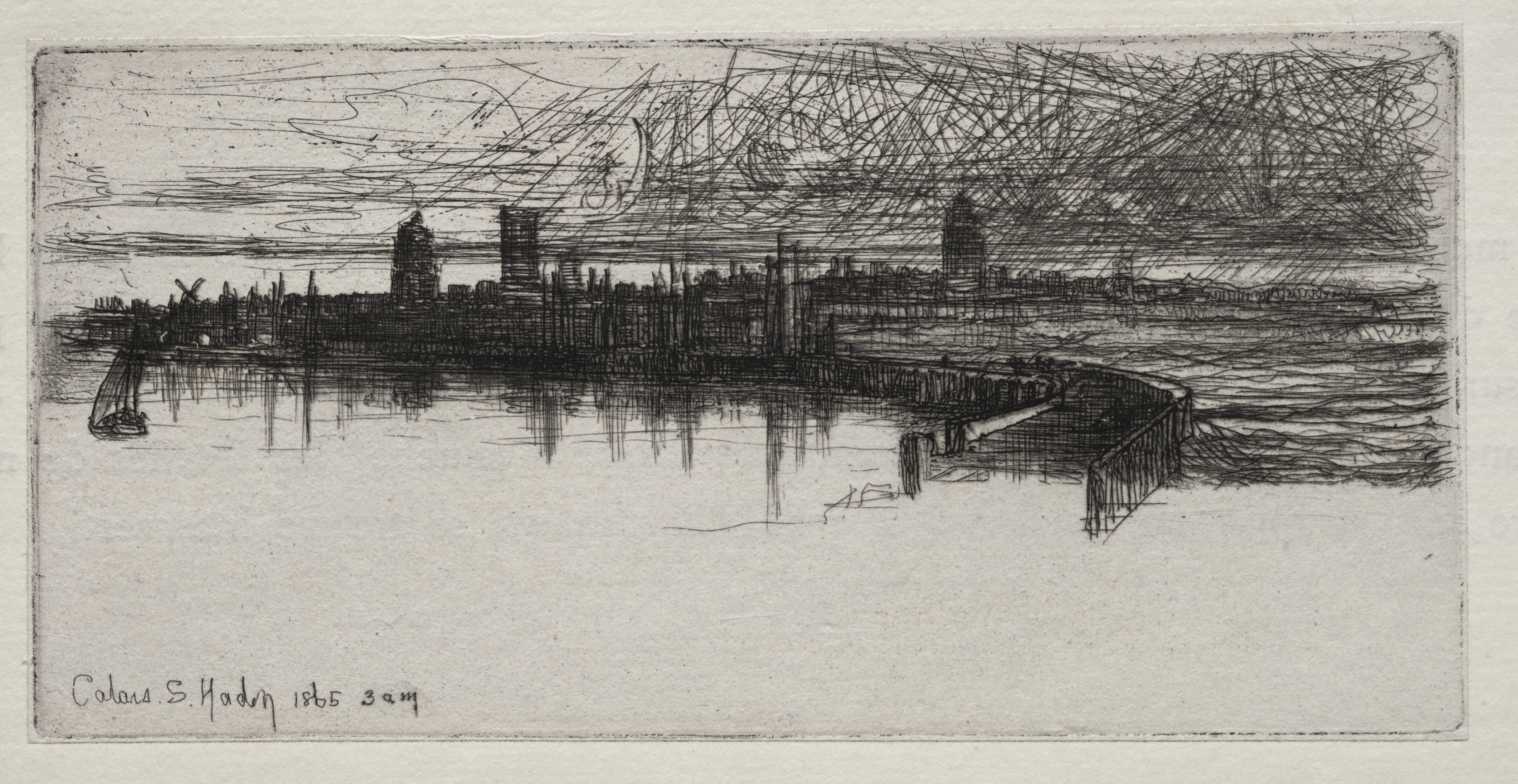 Little Calais Pier, 1865, 3 A.M.