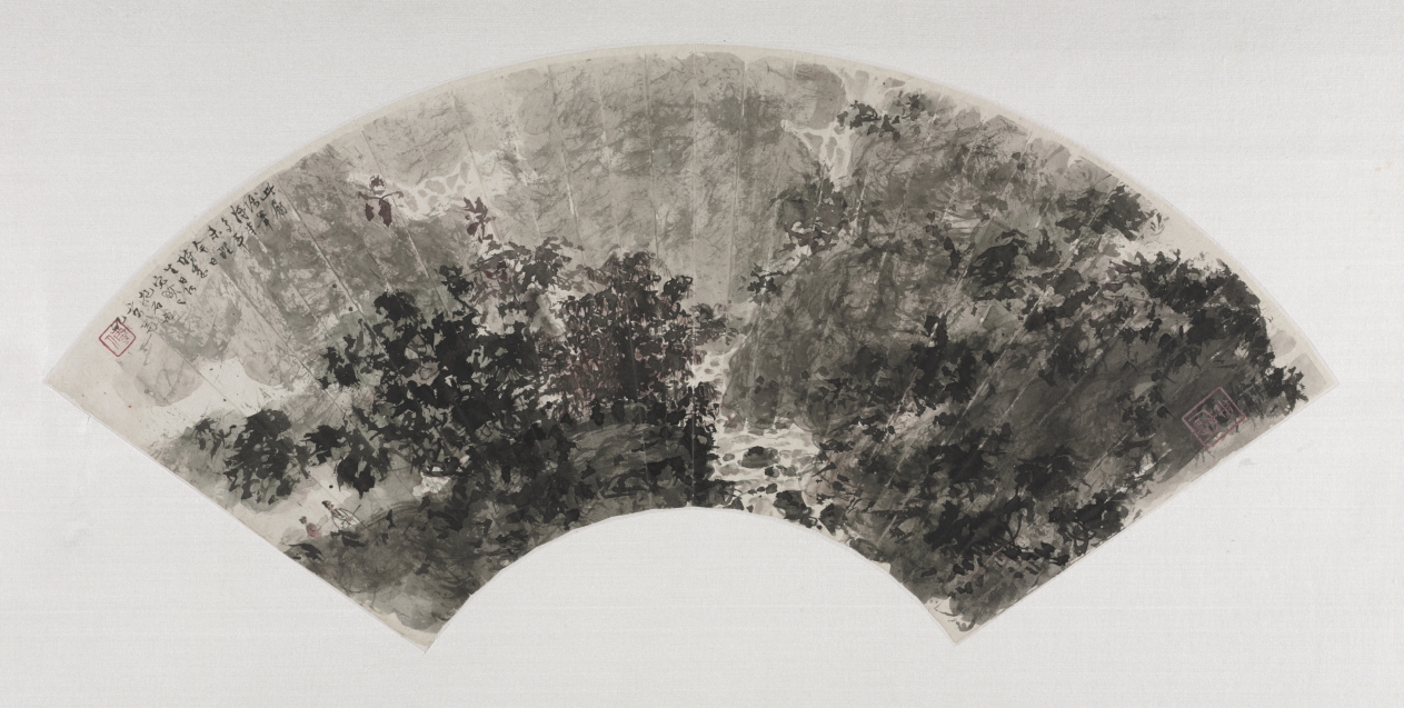 Leaf 3: Clear Brook from the Mountains, Fu Baoshi, 1962